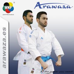 Arawaza Amber Evolution Premier League, aprobado por la WKF 175 | Rojo