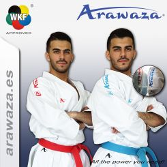 Arawaza Black Diamond Combo-Set- Premier-League, aprobado por la WKF 150