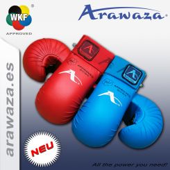 Arawaza Protección de puño, Aprobado por la WKF S | Rojo