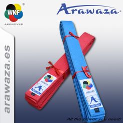 Arawaza Cinturón Kata estilo japonés, aprobado por la WKF 270 | Rojo