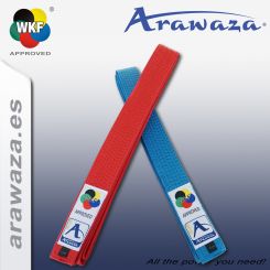 Arawaza Cinturón de Kumite Japonés, aprobado por la WKF 