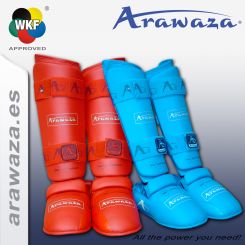 Arawaza Espinillera / Empeine - Aprobado por la WKF S | Rojo